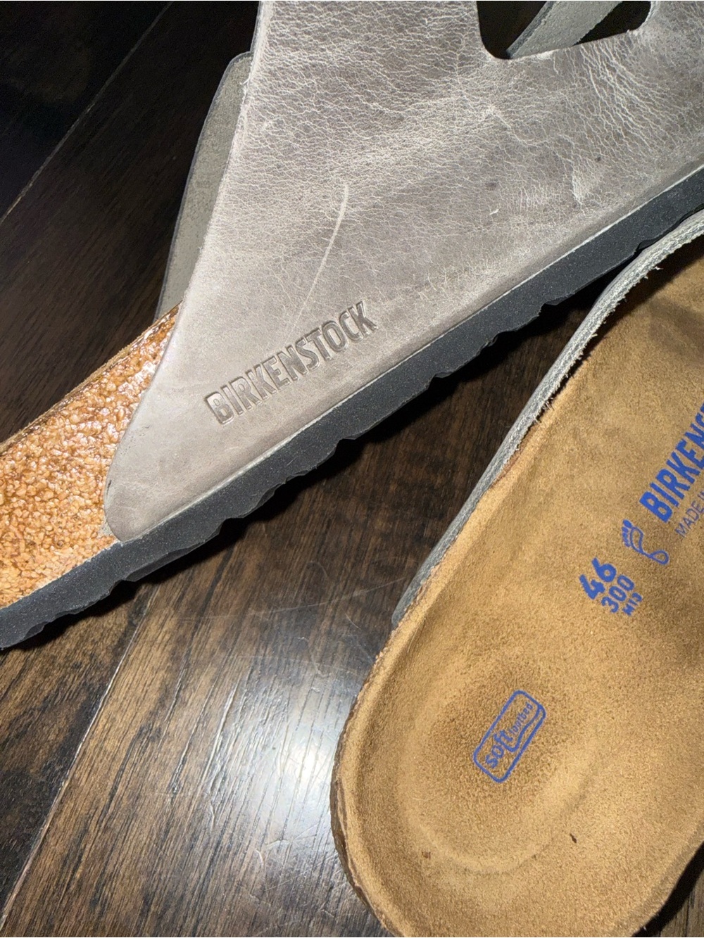 Birkenstock Arizona Two-Strap Sandals - Taupe Suede - Picture 5 of 10